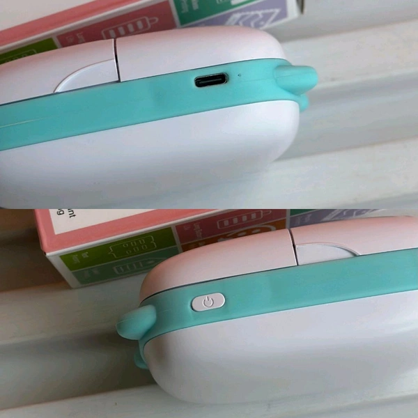 Pocket Mini Printer, Mobile Phone Bluetooth Connection Wireless Mini Thermal Printer with Android or iOS APP for Pictures, Portable Smart Printer