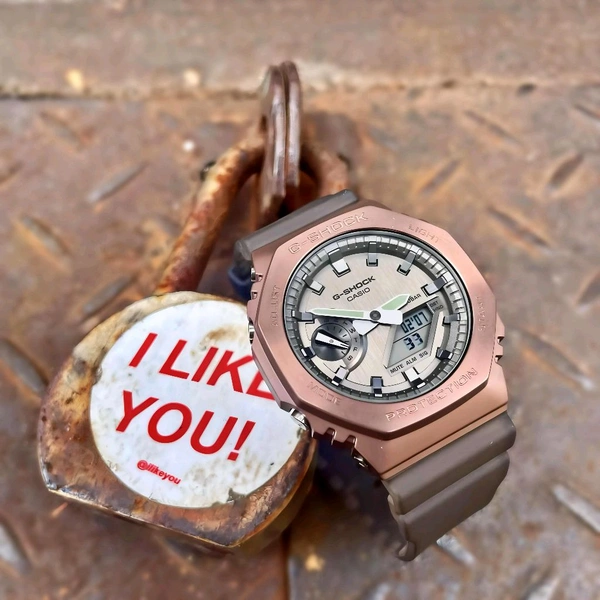 Most Demanded Analog GBM-2100B-7A Working Day Chronograph, AutoLight, World Time For Men