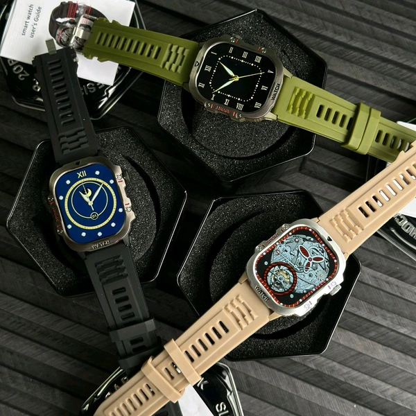 Rugged HD Smartwatch – Outdoor Edition | Style Meets Utility With Bluetooth Calling - Green