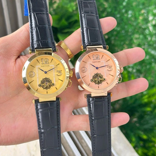 Analog Rotating Tourbillon Guaranteed orignal Japanese Automatic Machinery Watch - SRB2