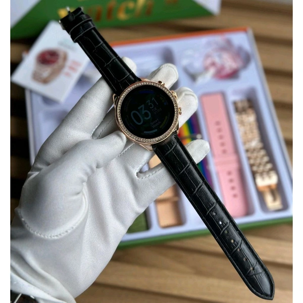 First Time In Ever 7 In 1 Edition Smartwatch With 7 Awesome Quality Straps, Bluetooth Calling, Customized Watch Face