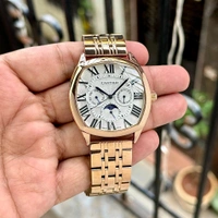 Analog Santos de Cartier Inspired Swiss Style Multi-Function Quartz Watch