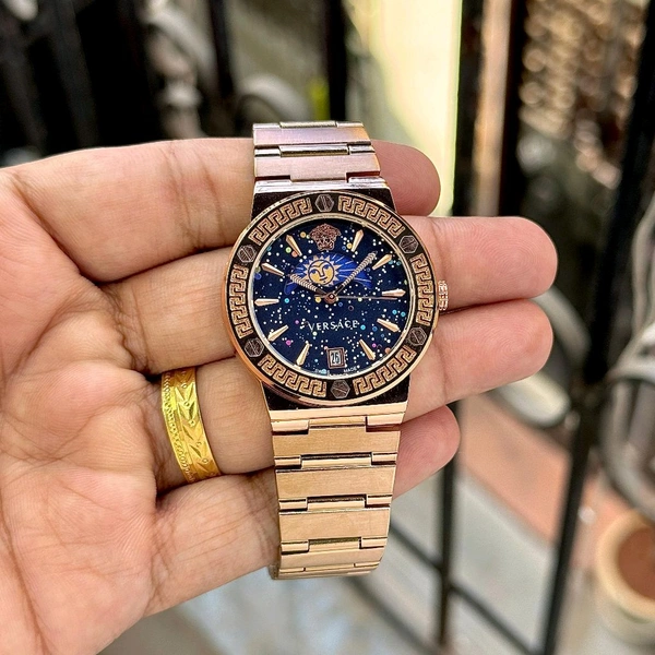 Analog Sun-Moon Working Pure Quality Original Quartz Machinery Watch - SRV2