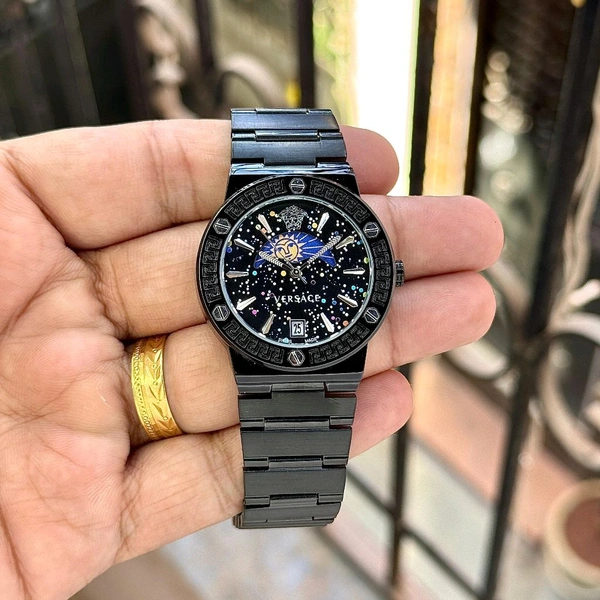 Analog Sun-Moon Working Pure Quality Original Quartz Machinery Watch - SRV4