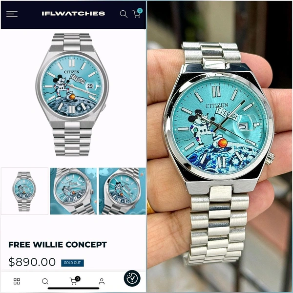 Another Conceptual Limited Edition Time is Money – Quartz Movement Watch - SRV5
