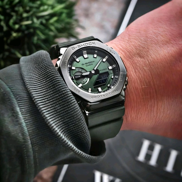 Most Demanded Analog GBM-2100B-7A Working Day Chronograph, AutoLight, World Time For Men
