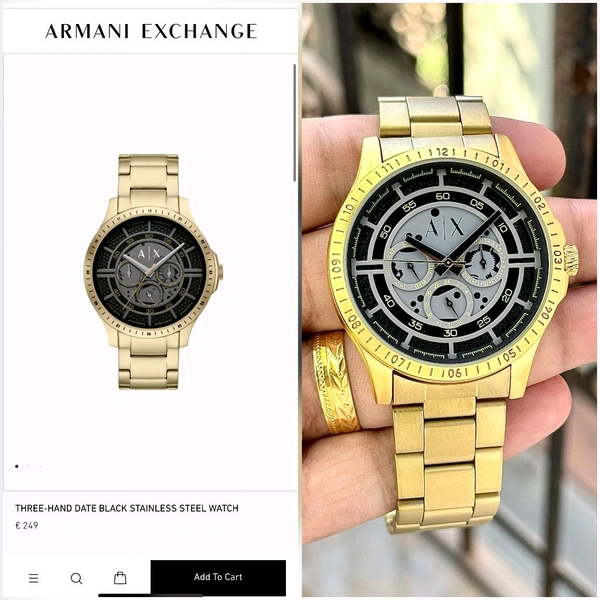 Analog AX2461 High-Quality Quartz Movement Watch