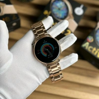 Active 2 Best Quality Smartwatch | 2.5D Curve HD Screen Full Touch Upto 1*2 days Battery Backup | Dual Strap  - Copper