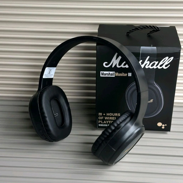 Wireless Earphone Headphones With Microphone Lightweight, For Music Lovers & Professionals - Suitable for Travel, Office & Home - Black