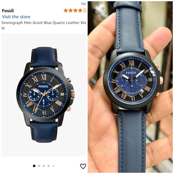 ANALOG FS4885 – BLUE DIAL CHRONOGRAPH WITH RICH STYLE 