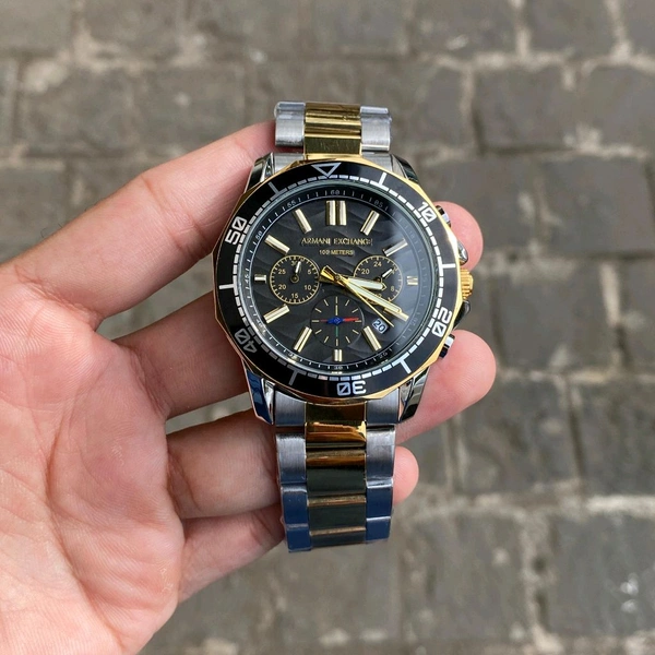 Analog AX1958 Exchange Chronograph High Quality & Reliable Quartz Chronograph Machinery Watch - STB1