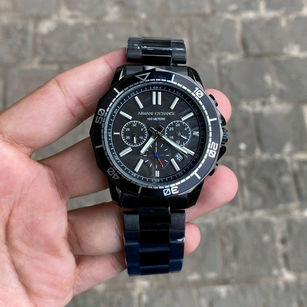 Analog AX1958 Exchange Chronograph High Quality & Reliable Quartz Chronograph Machinery Watch - STB3