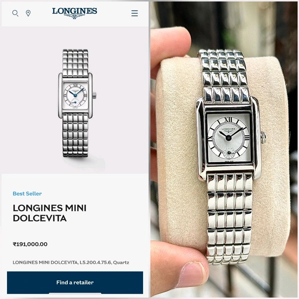 Analog Mini DolceVita L5.200.4.75.6 – Quartz Movement Watch