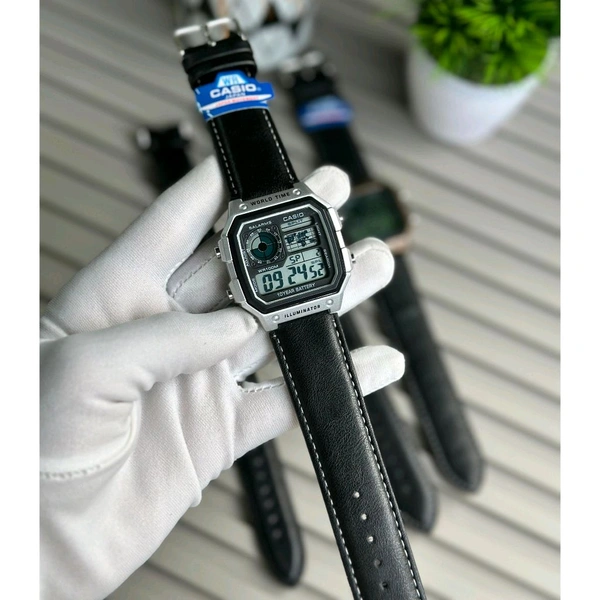 Most Demanded Digital High Quality Watch With High Quality Strap Best finishing Body & Case
 - Silver