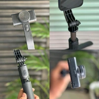 L08 3-in-1 Gimbal Stabilizer with Selfie Stick & Tripod | Smart Anti-Shake, Bluetooth Control, 360° Rotation – Compatible with Android & iOS