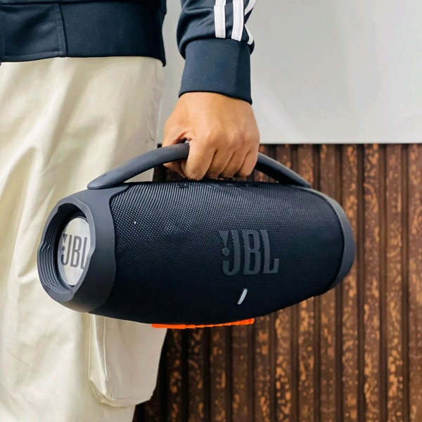 Boombox 3 Wireless Bluetooth Speaker With Rbg Light | Powerful Sound Quality With Heavy Bass | Lights Sync With Music
 - Mix Color