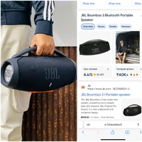 Boombox 3 Wireless Bluetooth Speaker With Rbg Light | Powerful Sound Quality With Heavy Bass | Lights Sync With Music
 - Mix Color