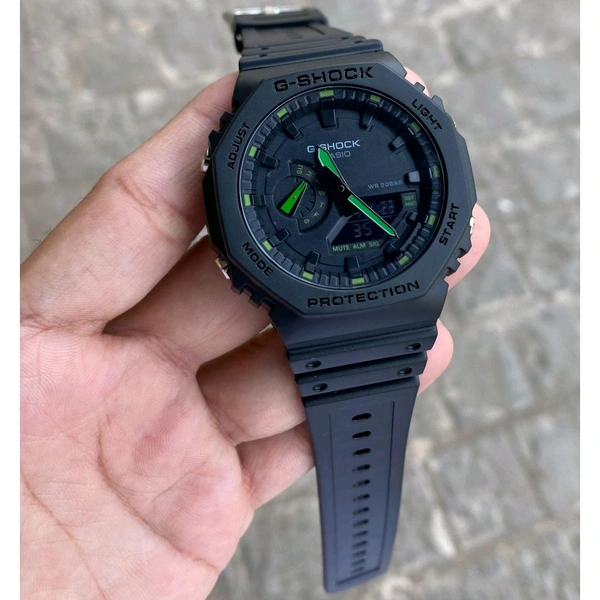 Most Demanded Analog GBM-2110 Working Day Chronograph, AutoLight, World Time For Men - SRB2