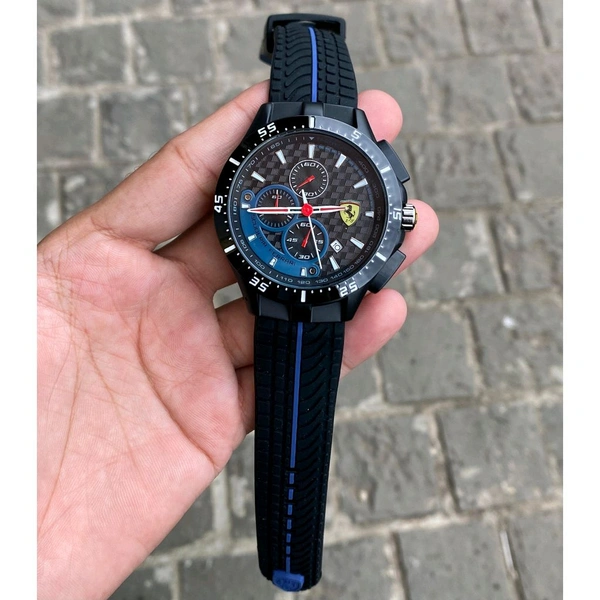 Analog Sportive Race Day Durable High Quality Original Stop Watch Chronograph Machinery Watch - SRB3