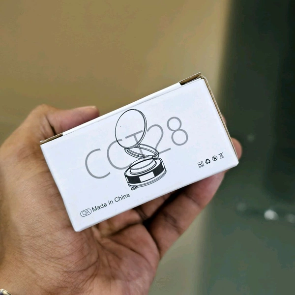 Mini Magnetic Phone Holder – 360° Rotating Vacuum Suction Bracket for Dashboard, Desk, Kitchen | Compact Design, One-Handed Use, Universal Compatibility