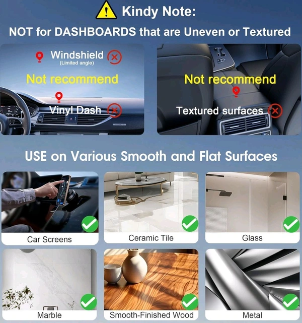 K009 Magnetic Phone Mount with Vacuum Suction – 360° Rotation, One-Hand Operation, Secure Dash Mount for All Smartphones (Universal Fit)
