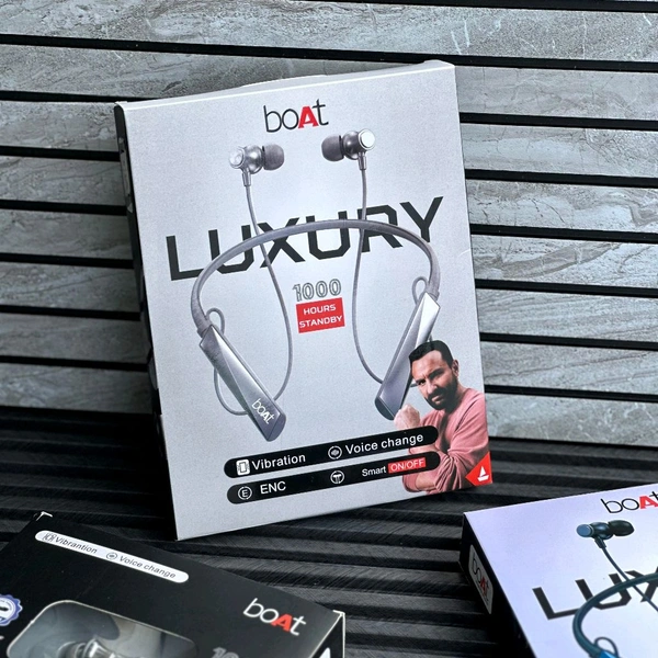 Bluetooth Truly Wireless In Neckband With Mic - Gray