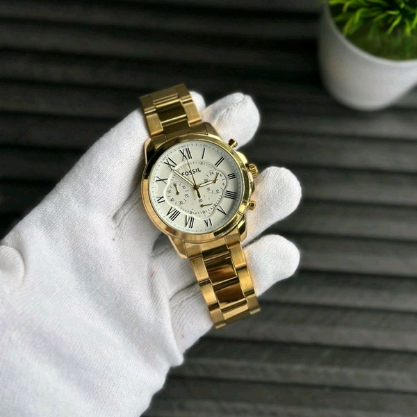 Men’s Classic Analog Watch – Elegant Dial, Date Display, Chronograph Working – Formal & Casual Wear - STB2