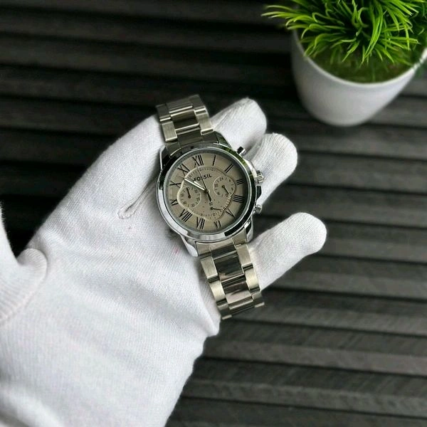 Men’s Classic Analog Watch – Elegant Dial, Date Display, Chronograph Working – Formal & Casual Wear - STB4
