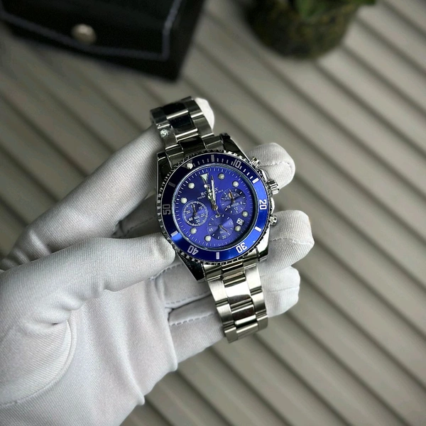 Men’s Classic Analog Watch – Elegant Dial, Date Display, Chronograph Working – Formal & Casual Wear - STB1