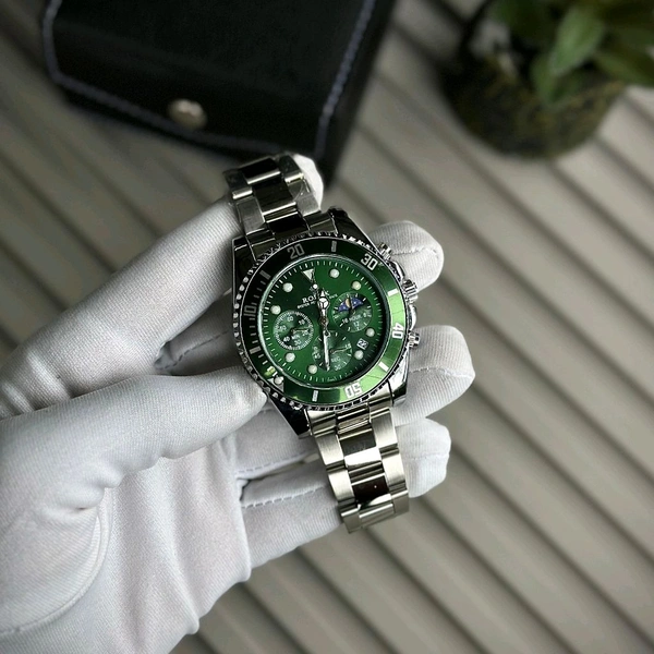 Men’s Classic Analog Watch – Elegant Dial, Date Display, Chronograph Working – Formal & Casual Wear - STB2