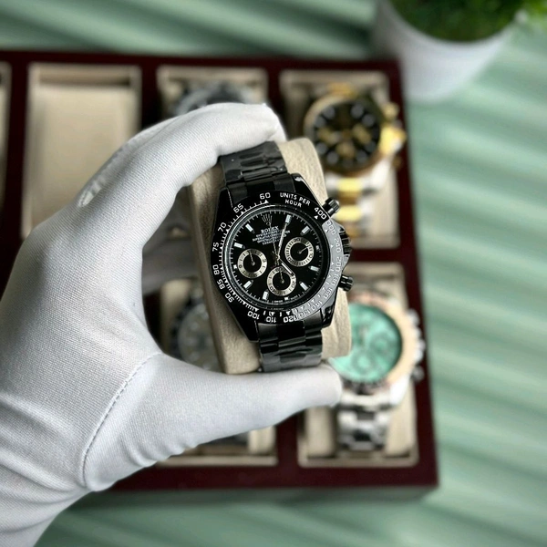 Men’s Classic Analog Watch – Elegant Dial, Date Display, Chronograph Working – Formal & Casual Wear - STB1