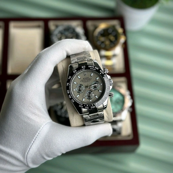 Men’s Classic Analog Watch – Elegant Dial, Date Display, Chronograph Working – Formal & Casual Wear - SRB4