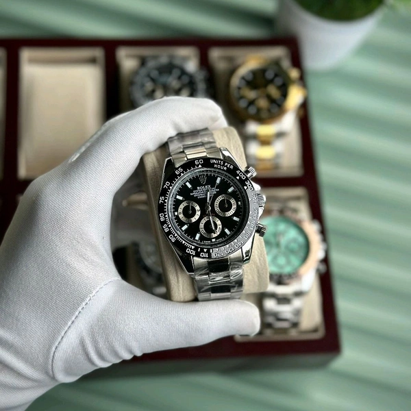 Men’s Classic Analog Watch – Elegant Dial, Date Display, Chronograph Working – Formal & Casual Wear - SRB5