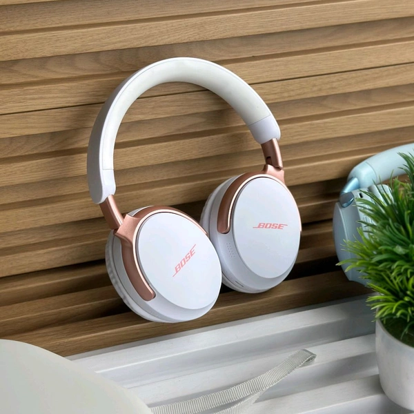 New Wireless Headphones – BT Earphone, Over Ear Headphones With Built-in Mic - Upto 8 Hours Playtime, Heavy Sound And Bass Quality, Perfect For Everyday Use - White