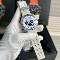Kalobee SK7 Ultra Smartwatch – AMOLED Display | Bluetooth Calling | 100+ Sports Modes | IP67 | Wireless Charging - Silver