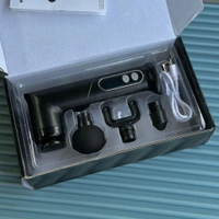 Mini Massage Gun – Deep Tissue Relief | 3 Heads | 20 Speed Levels | Type-C Rechargeable | Compact & Powerful