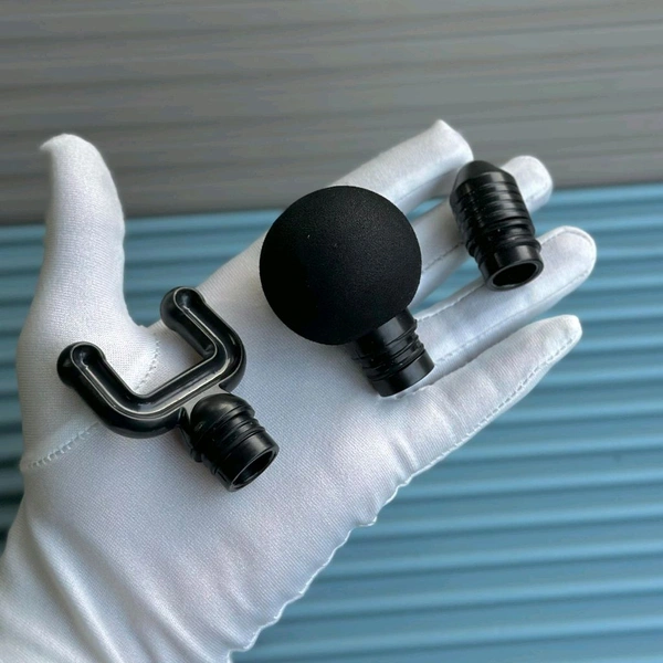 Mini Massage Gun – Deep Tissue Relief | 3 Heads | 20 Speed Levels | Type-C Rechargeable | Compact & Powerful