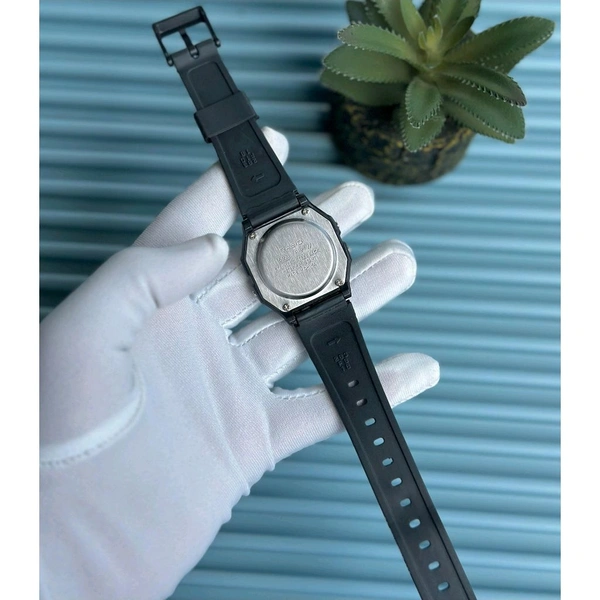 Gasio Retro Digital Watch – F91W Style | Alarm + Stopwatch | Water Resistant | Unisex Classic