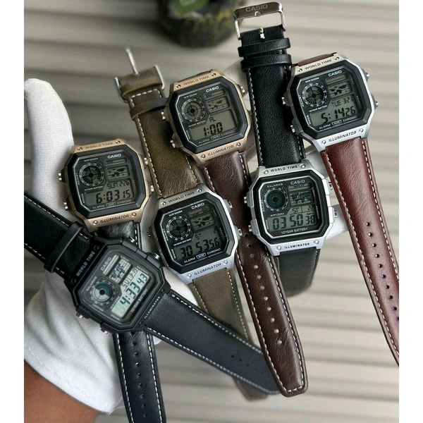 Digital High Quality Quartz Movement Watch Collection With High Quality Strap Best finishing Body & Case - SRB1