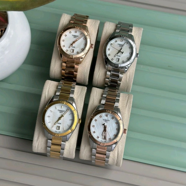 Most Demanded Analog Quartz Movement Collection With High Quality Strap Best finishing Body & Case - Gold