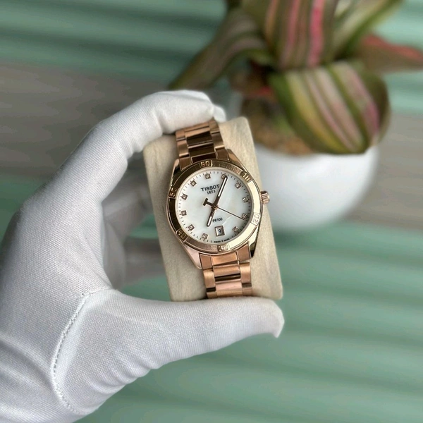 Most Demanded Analog Quartz Movement Collection With High Quality Strap Best finishing Body & Case - Copper