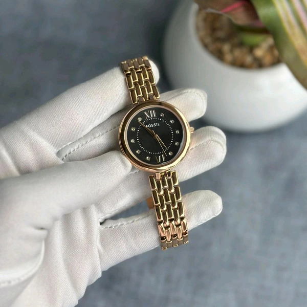 Most Demanded Analog Quartz Movement Collection With High Quality Strap Best finishing Body & Case - Copper