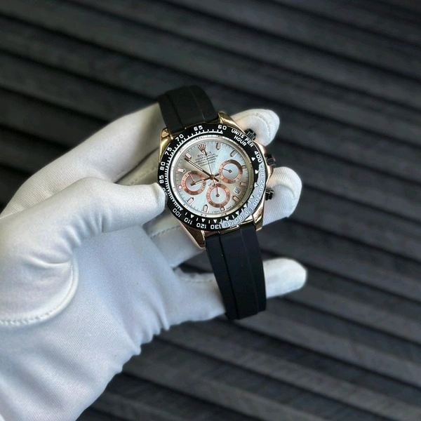 Men’s Classic Analog Watch – Elegant Dial, Date Display, Chronograph Working – Formal & Casual Wear - Copper