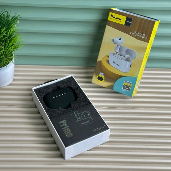 Hitage TWS-941 TWS Pro 2nd Gen | 20H Playtime | Touch Control | Free Silicone Case | Bluetooth Earbuds
