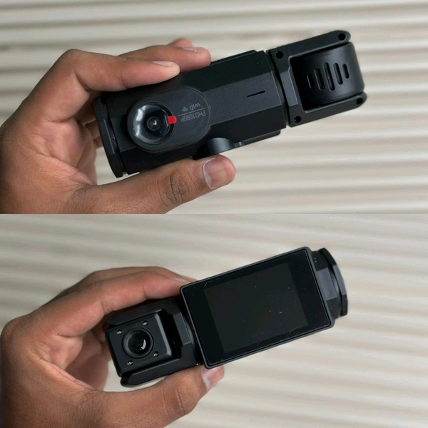 Full HD 1080P Dual Lens Car Dash Camera with Rear View, Night Vision, Loop Recording & G-Sensor – 170° Wide Angle