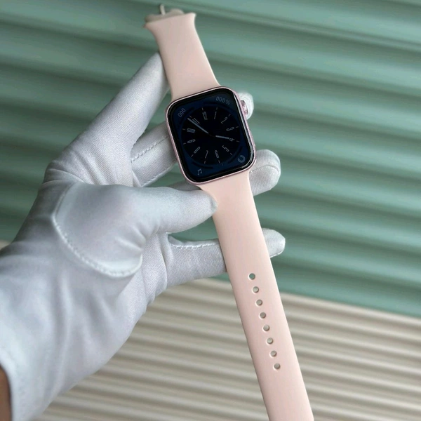 Wearfit HW8 Max Series 8 44mm Smartwatch Full Screen | NFC Support | Best Software Experience and Always On Display With Wireless Charging Support - Pink