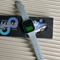 Wearfit HW8 Max Series 8 44mm Smartwatch Full Screen | NFC Support | Best Software Experience and Always On Display With Wireless Charging Support - Gray