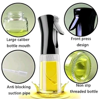 Glass Oil Spray Bottle - Versatile Kitchen Gadgets for Air Fryer, Salad Making, Baking, and Frying - Canola Oil Spitzer Mister, Oil Spray Dispenser For Air Fryer, Salad, Baking, Grilling, Frying, Dosa
