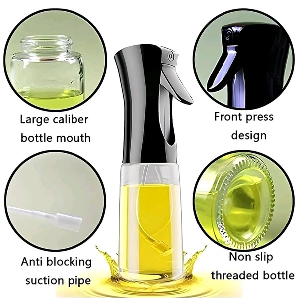 Glass Oil Spray Bottle - Versatile Kitchen Gadgets for Air Fryer, Salad Making, Baking, and Frying - Canola Oil Spitzer Mister, Oil Spray Dispenser For Air Fryer, Salad, Baking, Grilling, Frying, Dosa