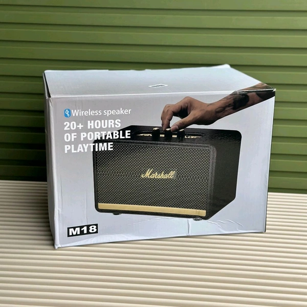 NEW Acton III High-End Bluetooth Speaker – 20W Powerful Sound, Dolby Audio, Deep Bass, Type-C Fast Charging, TF Card & USB Support, Built-in Mic for Calls